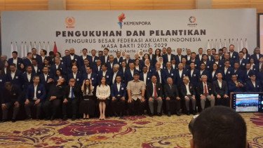 KONI Pusat Resmi Lantik Anindya Bakrie dan Pengurus PB PRSI 2025-2029