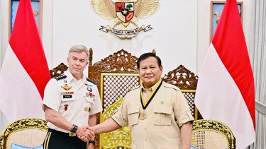 Prabowo Terima Medali Kehormatan dari Komando Operasi Khusus AS