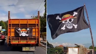 Asosiasi Larang Sopir Truk Kibarkan Bendera One Piece: Risiko Tangggung Sendiri!