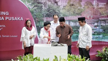 Alasan Pramono Ajak Megawati Groundbreaking Taman Bendera Pusaka