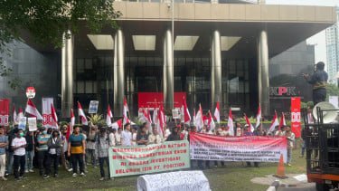 Masyarakat Halmahera Timur Geruduk KPK, Desak Hal Ini