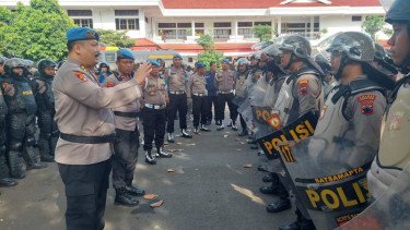 Ribuan Aparat Siaga Amankan Aksi Demo di Pati Hari Ini, Tak Ada yang Bawa Senjata Api