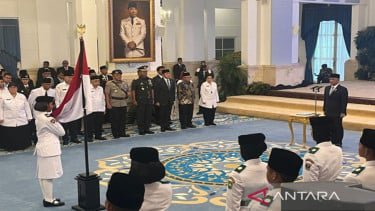 Top 76+ Anggota Paskibraka 2025 Dikukuhkan di Istana, Megawati Hadir