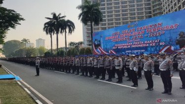 Top 9.035+ Personel Gabungan Amankan Pesta Rakyat HUT ke-80 RI di Jakarta
