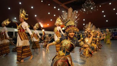 Rehearsal Pagelaran Sabang Merauke.