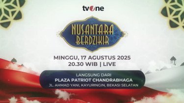 Rayakan Hari Kemerdekaan RI Lewat Dzikir Nasional, tvOne Hadirkan &ldquo;Nusantara Berdzikir&rdquo; di Kota Bekasi