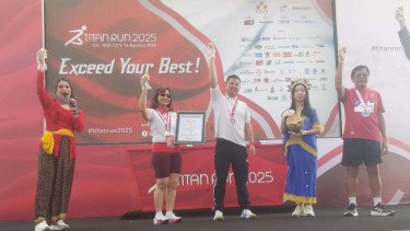 Tercipta Rekor MURI di Titan Run 2025