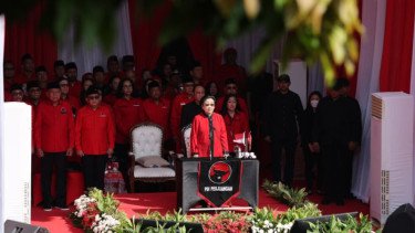 Absen Hadiri Upacara di Istana, Megawati Jadi Irup HUT Ke-80 RI di Sekolah PDIP