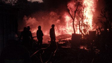 Pemprov Jateng Gelontorkan Rp180 Juta untuk Korban Kebakaran Sumur Minyak di Blora