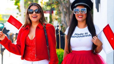 Dela Dewi dan Sarah Azhari Rayakan HUT RI di Florida Bersama Diaspora Indonesia