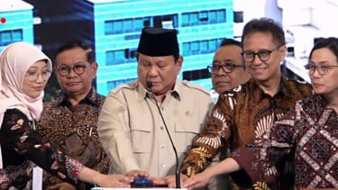 Prabowo Resmikan Gedung Baru RSPON Mahar Mardjono