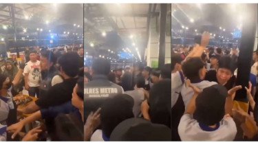 Kompak! Pegawai dan Pengunjung Mie Gacoan Hadang Polisi yang Hendak Tangkap Pendemo Bubarkan DPR