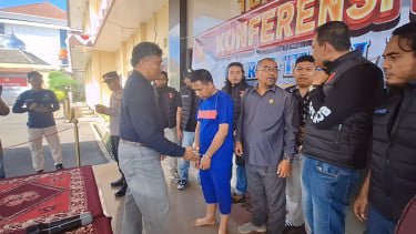Titus Sutrisno, tersangka pembunuhan Sumiati alias Okta di Tegal