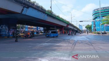 Jalan Depan Mako Brimob Kwitang Sudah Bisa Dilalui Kendaraan