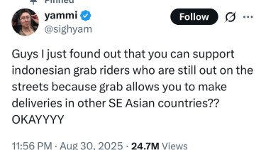 Viral Sosok Yammi Ajak Warga Asia Tenggara Donasi Ojek Online Selama Demo, Sampai Disorot Anies Baswedan