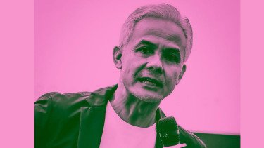 Ganjar Pranowo Ikut Pasang Foto Profil Brave Pink-Hero Green: Keberanian Itu Menular!