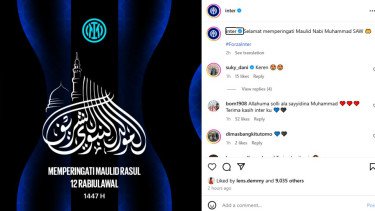 Inter Milan Ikut Rayakan Maulid Nabi Muhammad SAW