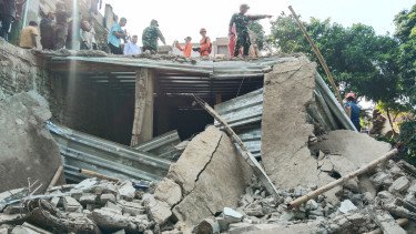 Korban Luka Akibat ambruknya Bangunan Majelis Taklim di Bogor Terus Bertambah, Kini 84 Orang