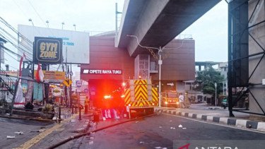 Jalan Fatmawati Dekat Stasiun Cipete Raya Ditutup Sementara Buntut Kebakaran, Begini Kondisi Layanan MRT Hari Ini