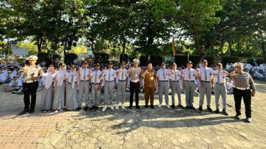 Polisi Datangi Sekolah di Riau, Beri Pesan Keselamatan Berlalu Lintas