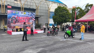 Polda Riau Gelar Drag Bike, Ajang Cari Bibit Pembalap Muda dan Cegah Balap Liar