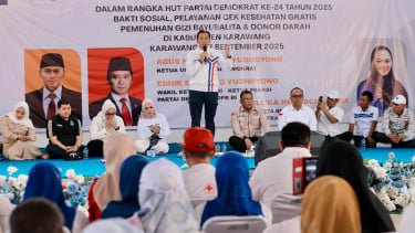 Demokrat Gelar Bakti Sosial, Ibas Yudhoyono: Politik Harus Bermanfaat untuk Rakyat