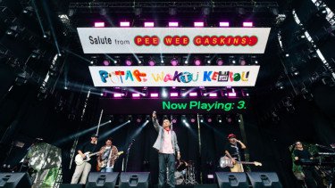 Pee Wee Gaskins Guncang Pestapora 2025, Ajak Ribuan Penonton Nostalgia Hits 90a