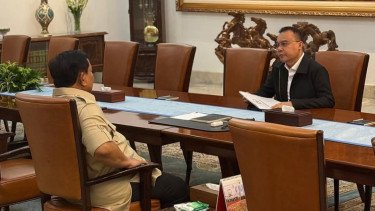 Dasco Ngobrol Empat Mata dengan Prabowo di Istana Negara, Ini yang Dibahas