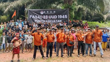 Warga Desa Pelanjau Jaya Duduki Lahan yang Dirampas Perusahaan Sawit