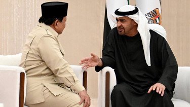 Bertemu Presiden MBZ, Prabowo Bahas Eskalasi Geopolitik Timur Tengah