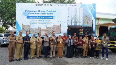 Pertamina Dukung Ekspor Perdana UMKM Kebumen ke AS, 6 Kontainer Keranjang Serat Alam Tembus Pasar New York