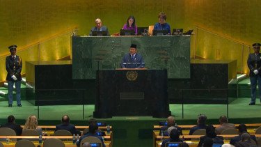 Momen Prabowo Dapat Delapan Kali Tepuk Tangan saat Pidato di Sidang Umum PBB
