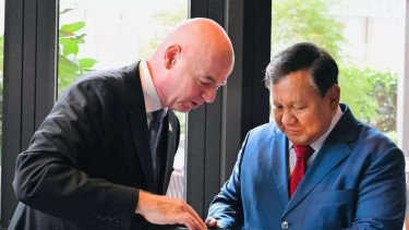 Kata-kata Presiden FIFA saat Bertemu Prabowo