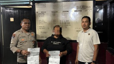 Wanita di Ambon Ditangkap Polisi Usai Aniaya Tetangga dengan Parang