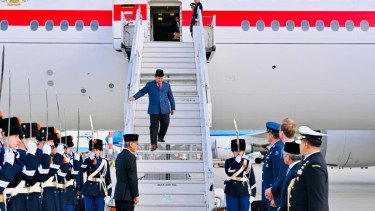 Tiba di Amsterdam, Prabowo Bakal Perkuat Diplomasi Indonesia-Belanda