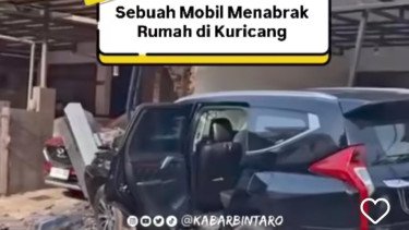 Detik-detik Pajero Tabrak 2 Rumah di Tangsel Hingga Hancur, Ternyata Pengemudinya Pelajar 15 Tahun
