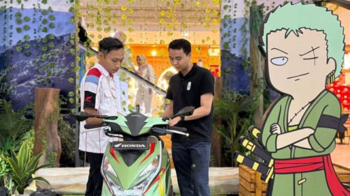 Zoro &amp; Sanji Tampil di Honda BeAT One Piece x Tahilalats, Yuk Intip Keseruannya di Surabaya!