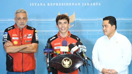 Bertemu Prabowo, Marc Marquez: Saya Senang Sekali Kembali ke Indonesia