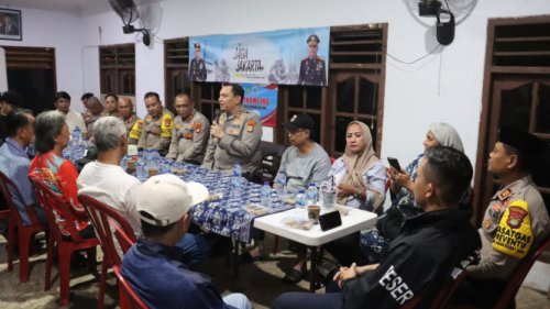 Kapolres Priok Kunjungi Satkamling di Muara Angke: Mari Jadi Polisi untuk Diri Sendiri