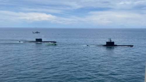Kapal Selam Buatan Anak Bangsa KRI Alugoro-405 Unjuk Gigi di Depan Prabowo