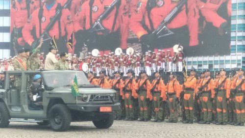 Perintah Panglima Jenderal Agus: Prajurit Beri Tatapan Tajam ke Prabowo saat HUT ke-80 TNI