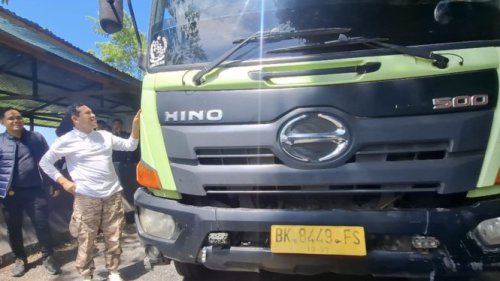 Wagub Aceh &lsquo;Razia&rsquo; Truk Pelat Sumut di Gunung Gurutee, Ini yang Dilakukan