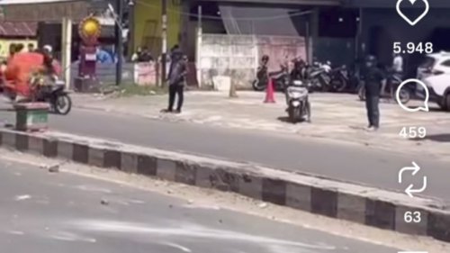 Maling Motor di Lampung Umbar Tembakan ke Warga Depan Kantor Polisi Saat Mau Ditangkap