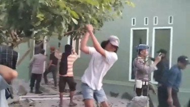 Enam Tersangka Perusakan Rumah Brigadir Rizka Ditahan Polda NTB