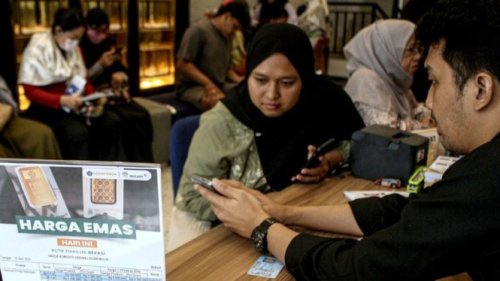 Harag Emas Hari Ini 9 Oktober 2025: Produk Antam Tembus Rp 2,303 Juta/Gram, Global Melorot
