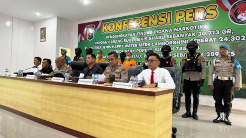 Polres Meranti Ungkap Kasus Narkotika Terbesar Sejak Berdiri, 30 Kg Sabu hingga Ribuan Liquid Narkoba Disita