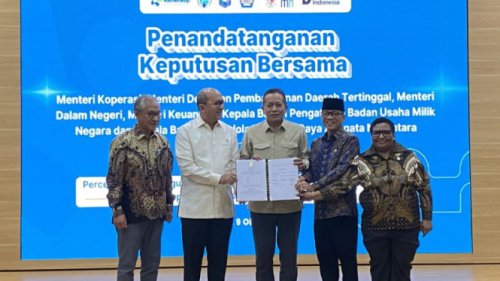 4 Kementerian dan Danantara Teken SKB Akselerasi Pembangunan Fisik Kopdes Merah Putih