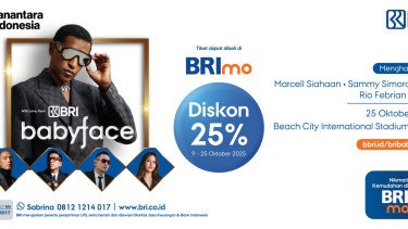 BRI Hadirkan Pengalaman Musik Kelas Dunia Konser Babyface dengan Penawaran Eksklusif BRImo Diskon 25%