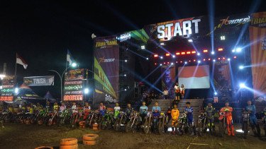 Trial Game Dirt 2025 Berakhir Meriah, Zidane Jadi Raja Lintasan