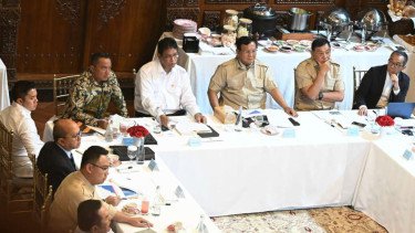 Prabowo Pimpin Ratas di Kertanegara, Beri Arahan soal DHE hingga Pertanian